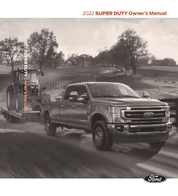 Ford F-350 2022 MY. Owner&#39;s Manual