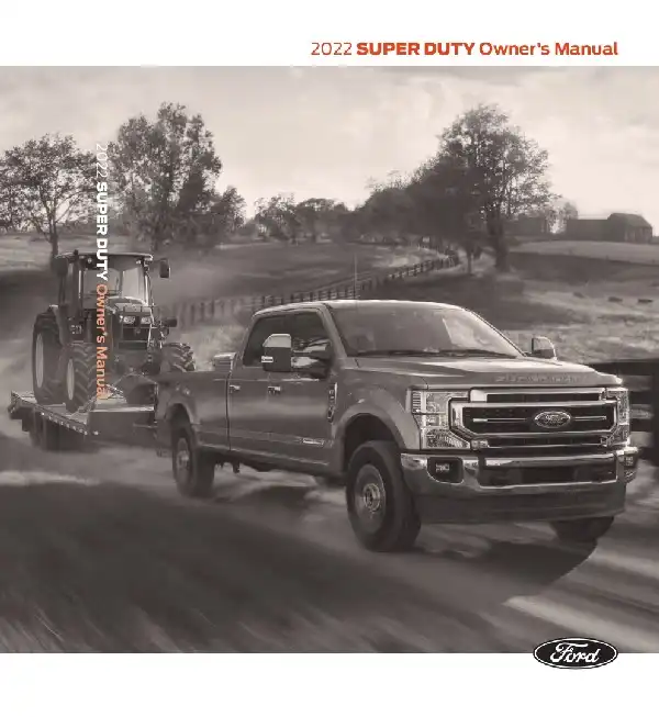 Ford F-550 2022 MY. Owner&#39;s Manual