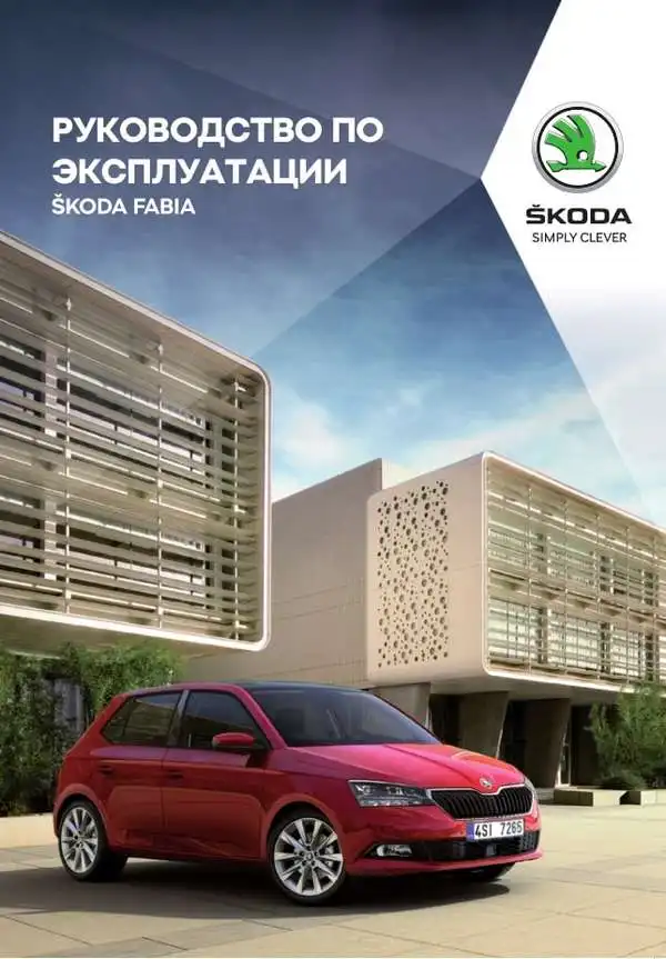 Skoda Fabia 2019 року. Керівництво з експлуатації