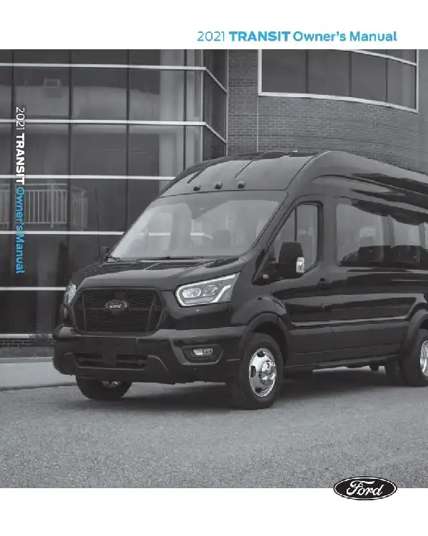 Ford Transit 2021 MY. Owner&#39;s Manual