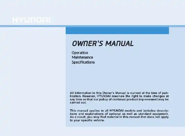 Hyundai Kona 2021 MY. Owner&#39;s Manual