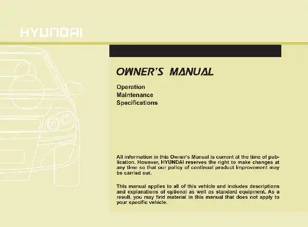 Hyundai Santa Fe Sport 2021 MY. Owner&#39;s Manual