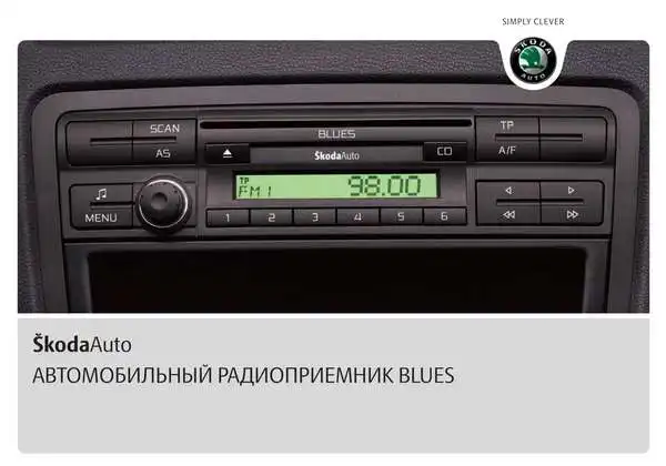 Skoda Yeti 2009 року. Керівництво з експлуатації Audiосистеми Blues