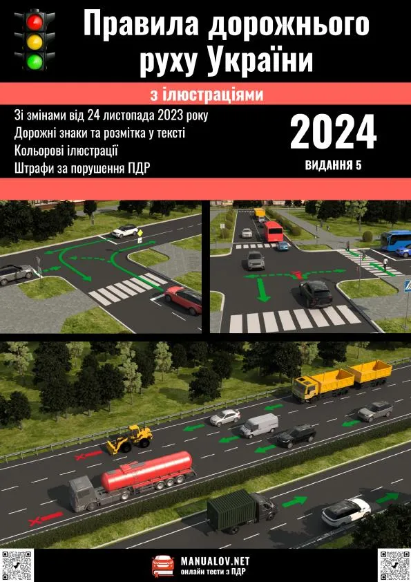 Правила дорожнього руху України 2024 року