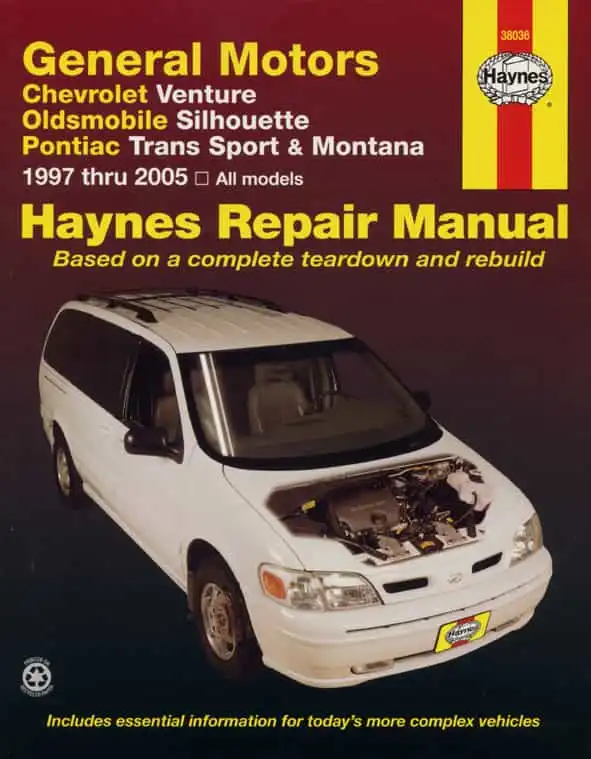 Chevrolet Venture, Pontiac Trans Sport, Montana 1997-2005. Haynes repair manual