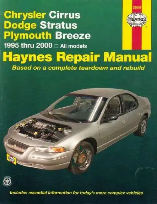 Chrysler Cirrus, Dodge Stratus, Plymouth Breeze 1995-2000. Haynes repair manual