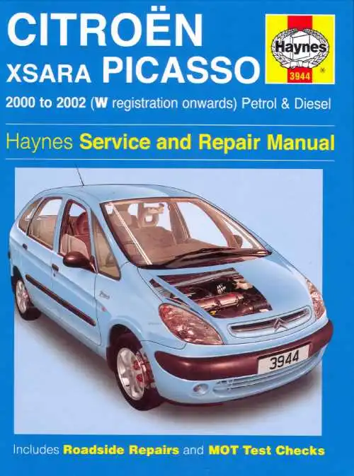 Citroen Xsara Picasso 2000-2002. Керівництво з технічного обслуговування та ремонту