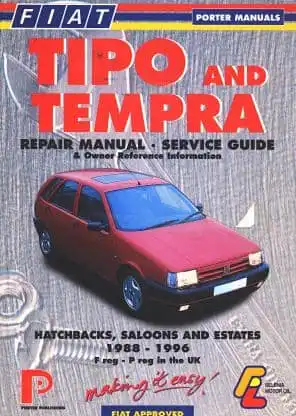 Fiat Tipo Tempra. Repair manual, quick guide. 1988-1996