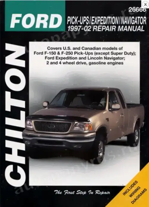 Ford Expedition, Pick-up F-150, F-250, Lincoln Navigator 1997-2002. Керівництво з технічного обслуговування та ремонту
