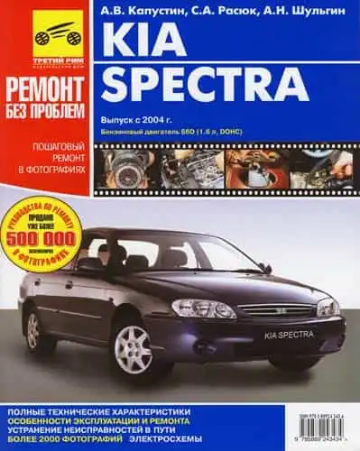 KIA Spectra з 2004. Покроковий ремонт у фотографіях