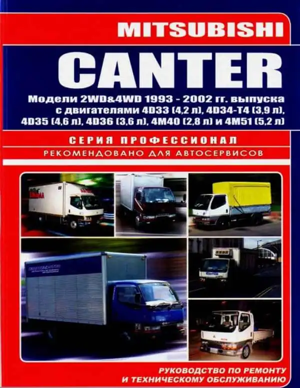 Mitsubishi Canter 1993–2002. Керівництво з ремонту та технічного обслуговування
