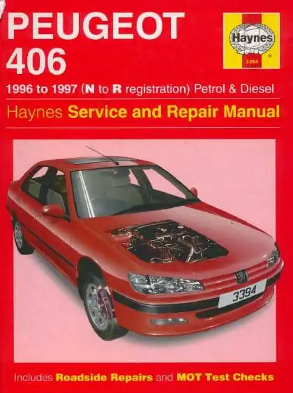 Peugeot 406 1996-1997. Service and repair manual haynes