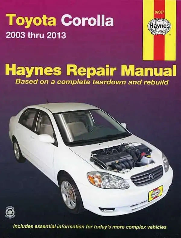 Toyota Corolla 2003-2013. Haynes repair manual